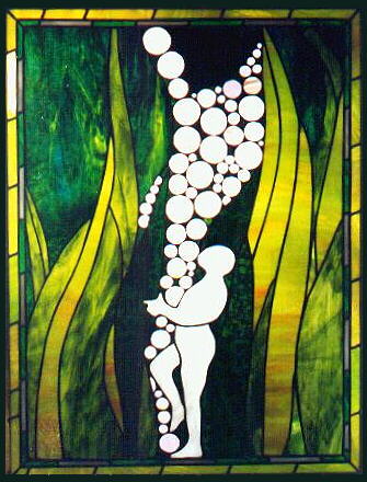 survivor art stained glass multiple personality